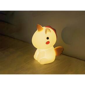 Luminária De Mesa Taschibra Touch Soft Led Unicórnio Uni Rgb