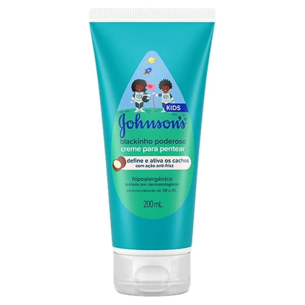 Creme para Pentear Johnson`s Kids Blackinho Poderoso