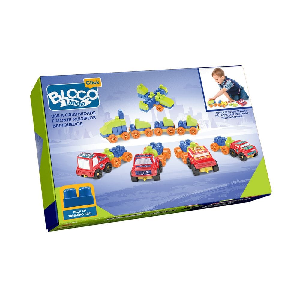 Xk100 Monta Maquinas Blocolandia (4Pç)