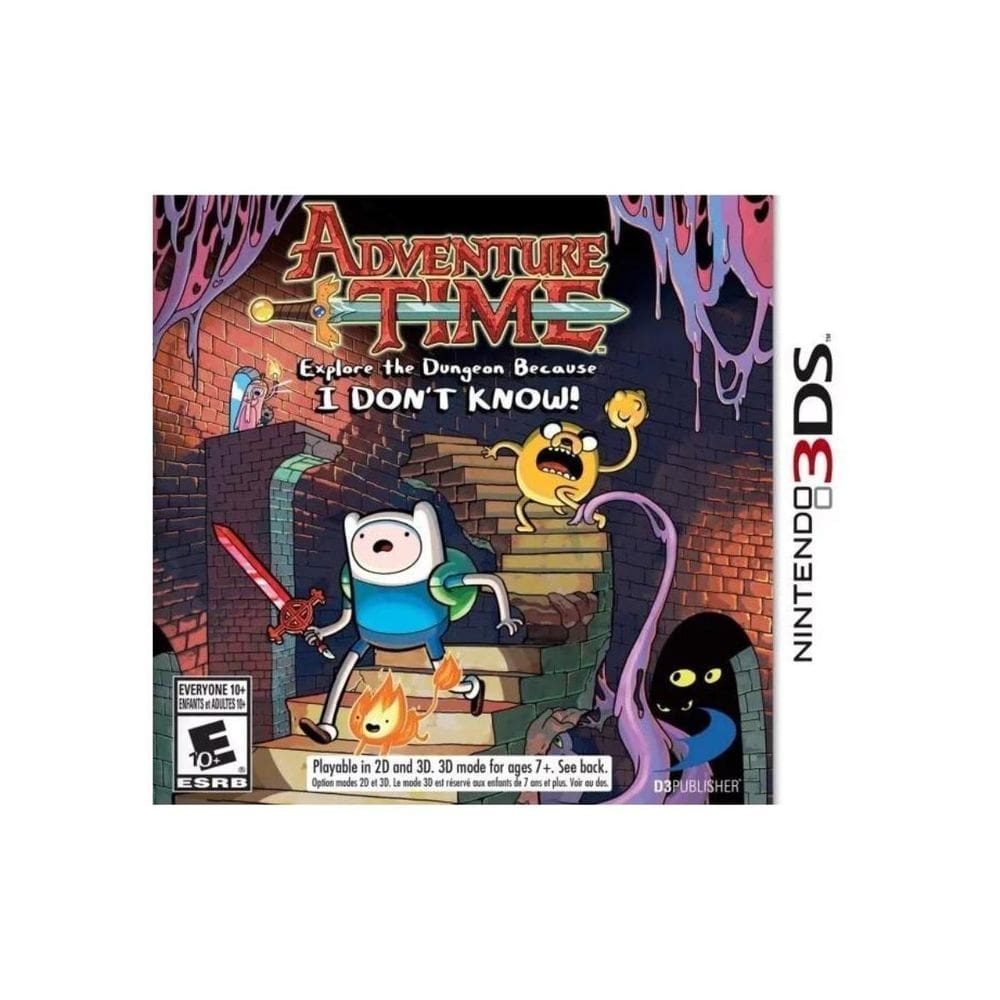 Jogo Adventure Time Explore The Dungeon Because Nintendo 3Ds