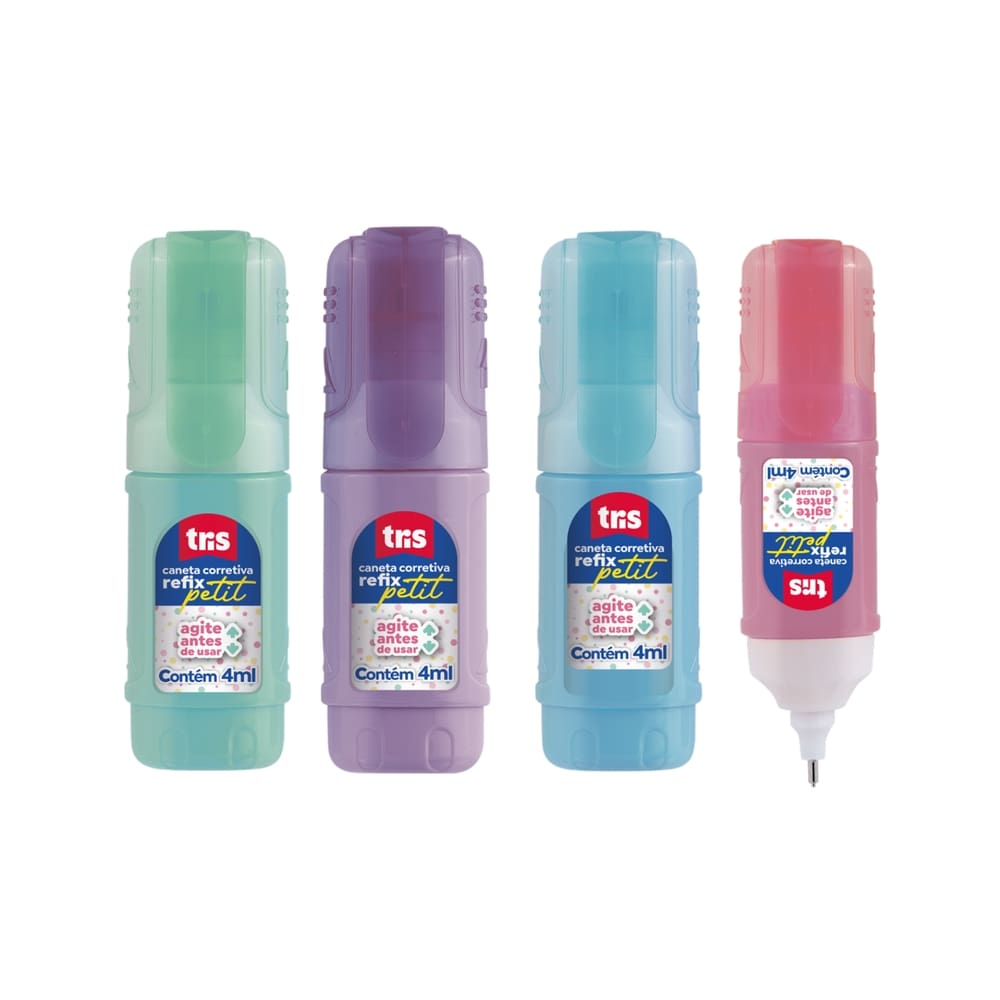 Corretivo em Caneta 4ml Tris - Petit