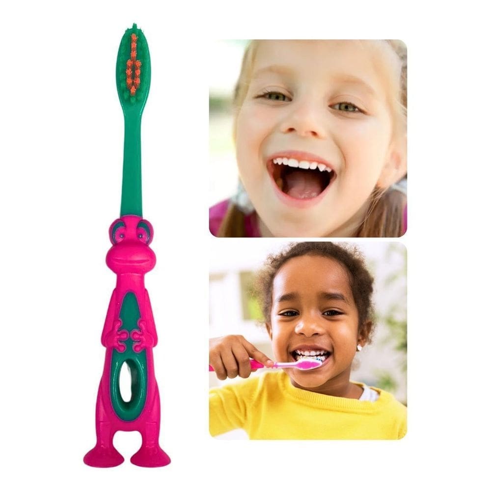 36 Escova De Dente Infantil Protetor Cerdas Ecodente