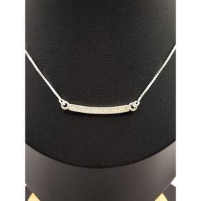 Colar Canga Zircônia Prata 925 | Brilho Irresistível