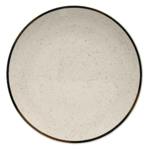Prato De Sobremesa Cerâmica Unni Brisa Oxford 20Cm Rustico