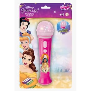 Microfone Karaokê Princesas