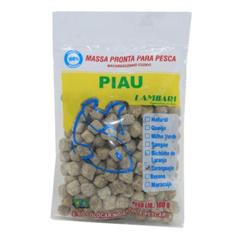 Massa Pesca Sabor Caranguejo Isca Piau Pesqueiro Rio Lago
