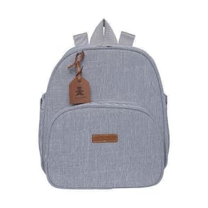 Mochila De Maternidade Pirulitando Baby Cuidado Cinza