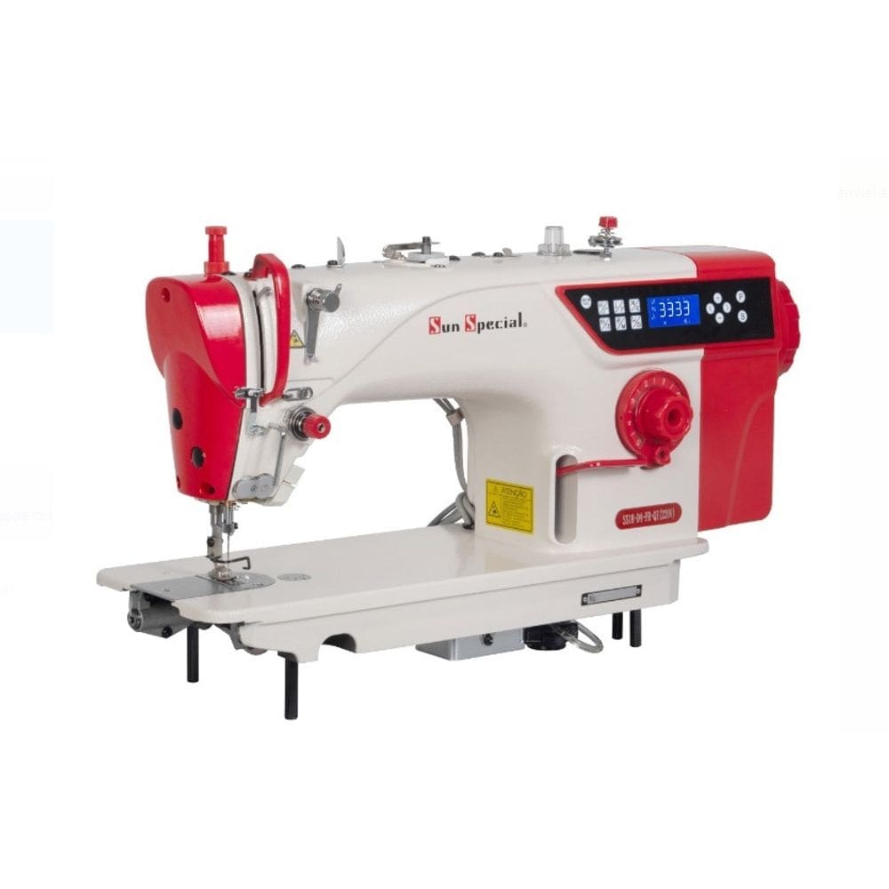 Máquina de Costura Industrial Reta Eletrônica SS18D4PRQI - Sun Special
