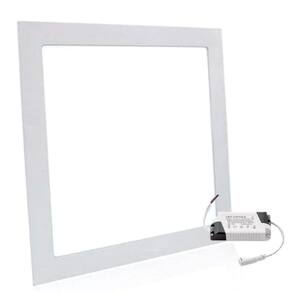 Plafon Painel Led 12W Embutir Quadrado 6500K Branco Frio