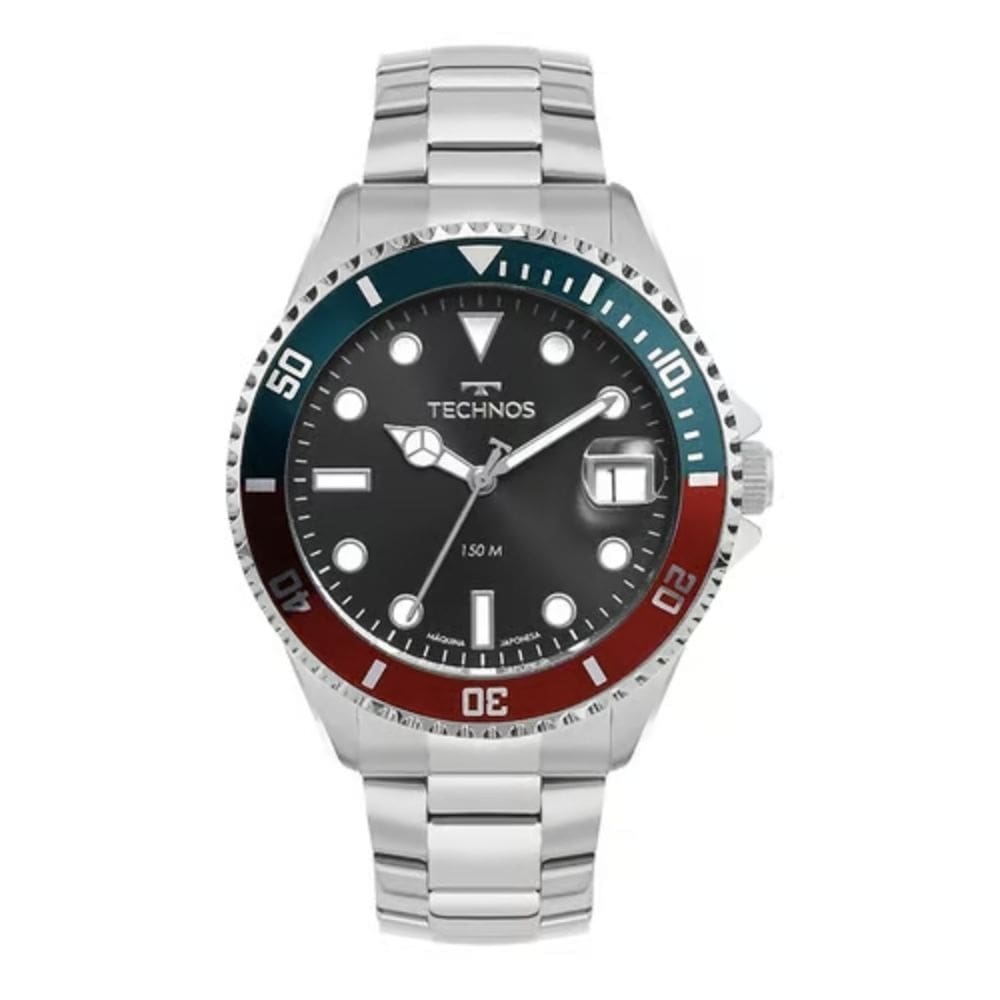 Relógio Technos Masculino Acqua Prata 2415DZ/1P