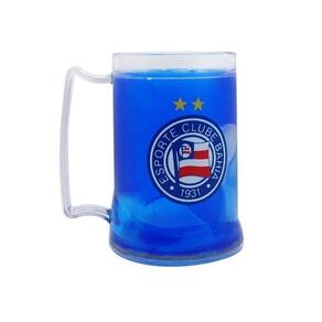 Caneca De Gel Azul Escudo Bahia 1931 Tricolor De Aço
