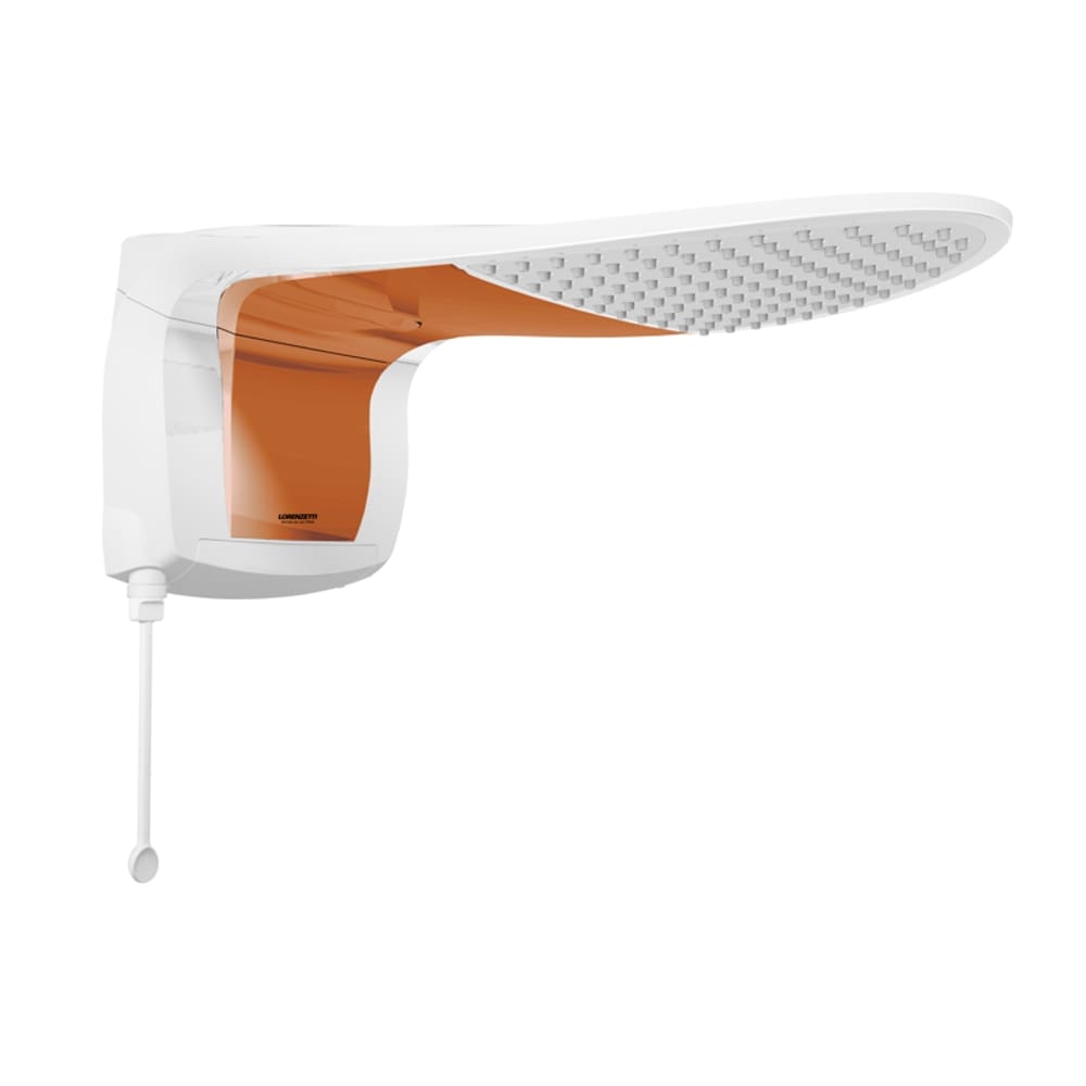 Chuveiro Acqua Wave | Branco com Red Gold- 220v