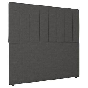 Cabeceira Cama Box Casal Ivana 140cm Linho Cinza - Desk Design