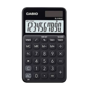 Calculadora Portátil Casio 10 dígitos SL-310UC-BK
