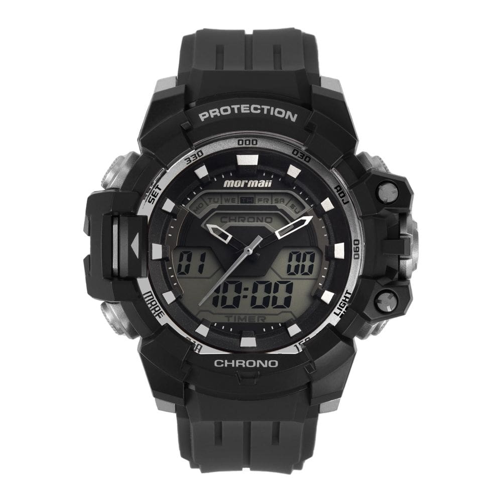 Relógio Mormaii Masculino Action Preto - MO1168/8P