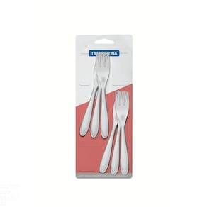 Conjunto De Garfos Para Torta Tramontina Laguna Em Aço Inox 6 Peças Tramontina