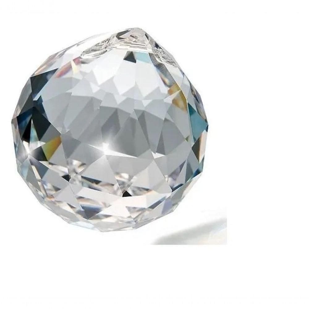 Kit 80 Bolas De Cristal 3,0 Cm Translúcida