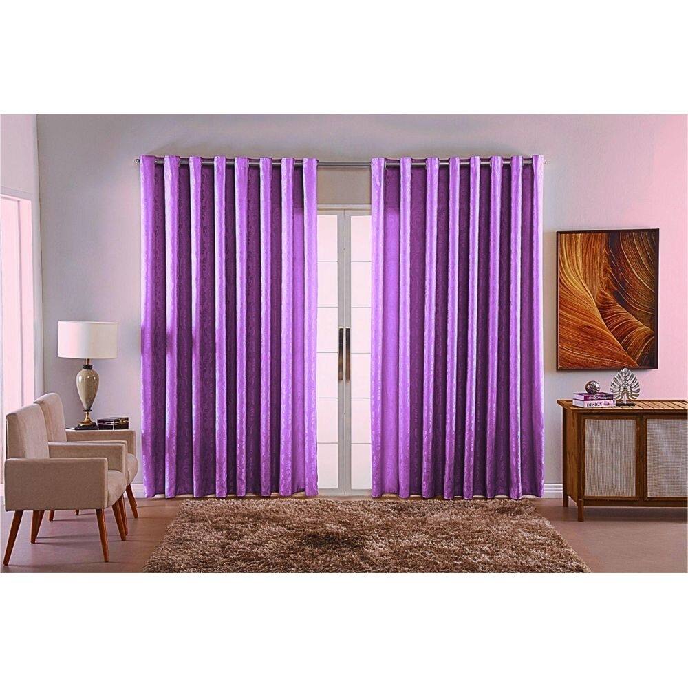 Cortina Jacquard Luxo Em Tecido Semi Blackout Sala 6,00X2,80