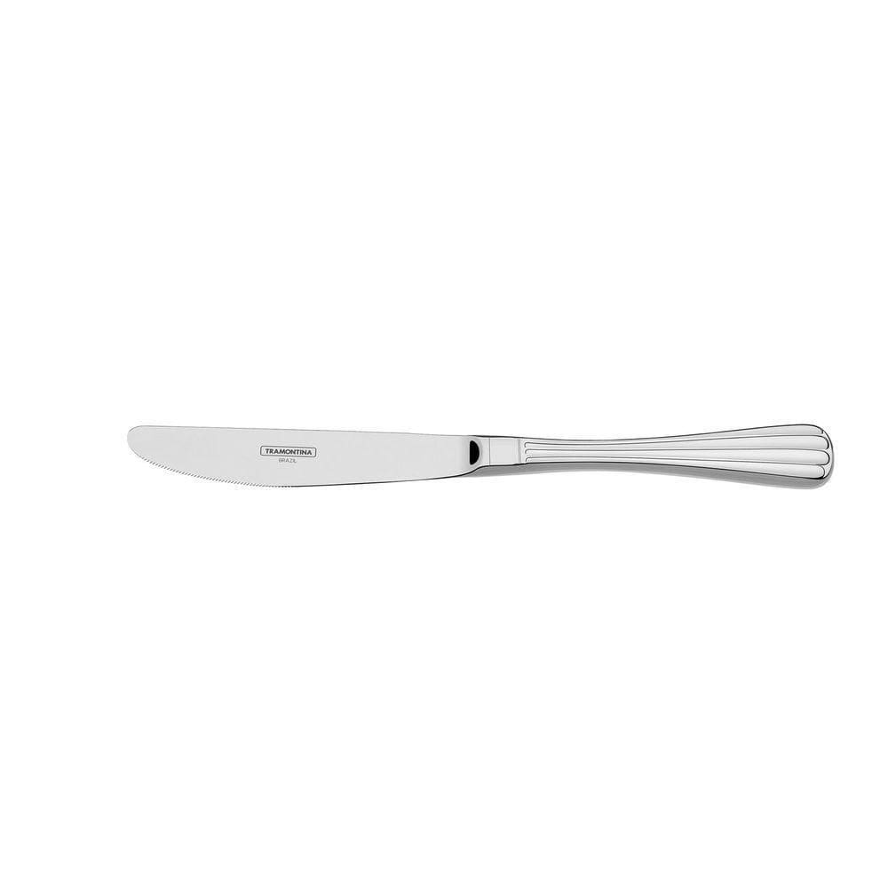 Faca Para Sobremesa Viena Em Aço Inox Acabamento Alto Brilho Com Detalhes Em Alto Relevo