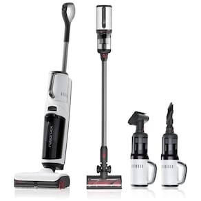Combo Aspirador de Pó sem Fio 5 em 1 para Múltiplas Superfícies, 110V, Roborock Dyad Pro, Branco