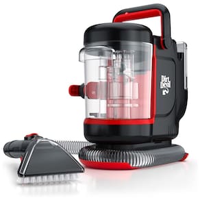Extratora e Higiniezadora de Carpetes e Estofados Portátil com Sucção Poderosa, Compacto e Leve, Dirt Devil FD13000, Preto e Vermelho