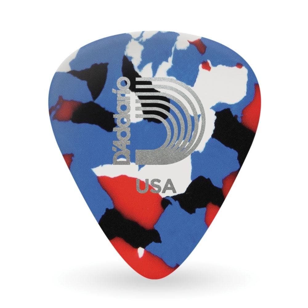 Palheta Celulóide Multicolorida X-Pesada D Addario 1CMC7-10 [F035]