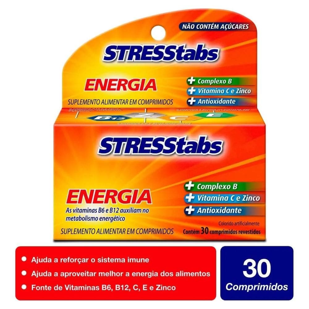 Stresstabs 600 C/zinco Cx/30