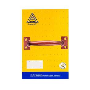cartela puxador alca 86127 120mm fume alianca