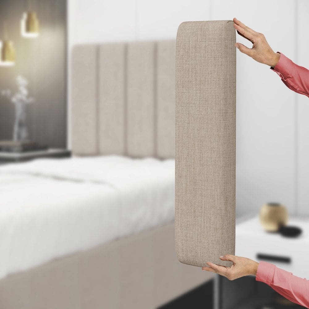 Painel Modulado Nashira 60x20 Cm Linho Aradecor