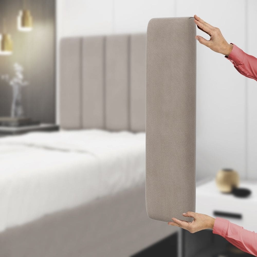 Painel Modulado Nashira 60x20 Cm Sued Aradecor