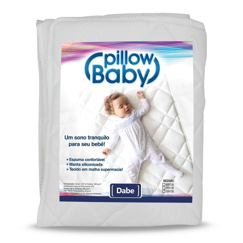 Pillow Top Berço Dabe com Elástico - 060x130