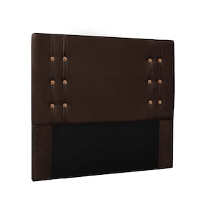 Cabeceira Cama Box Queen 160cm e Recamier Gênova Suede Café S04 - D`Rossi