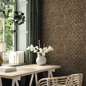 Papel de Parede Struktura Tijolo Marrom 45742