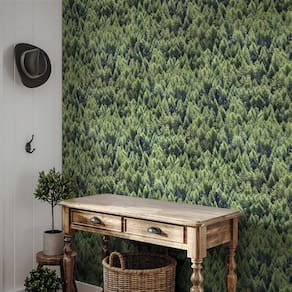 Papel de Parede Struktura Folhagem Verde 45730