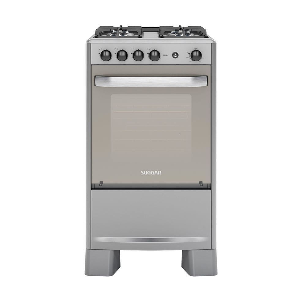 Fogão Select Suggar Prata Mesa 4 Queimadores FGISL410PRIX Bivolt