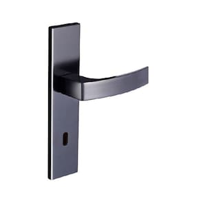fechadura interna quadratta curva espelho s40 preto fosco alianca