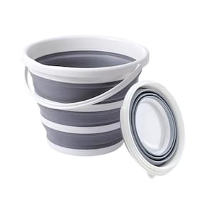 Balde Retrátil Design Elegante Resistente Limpeza Dobrável 10 Litros
