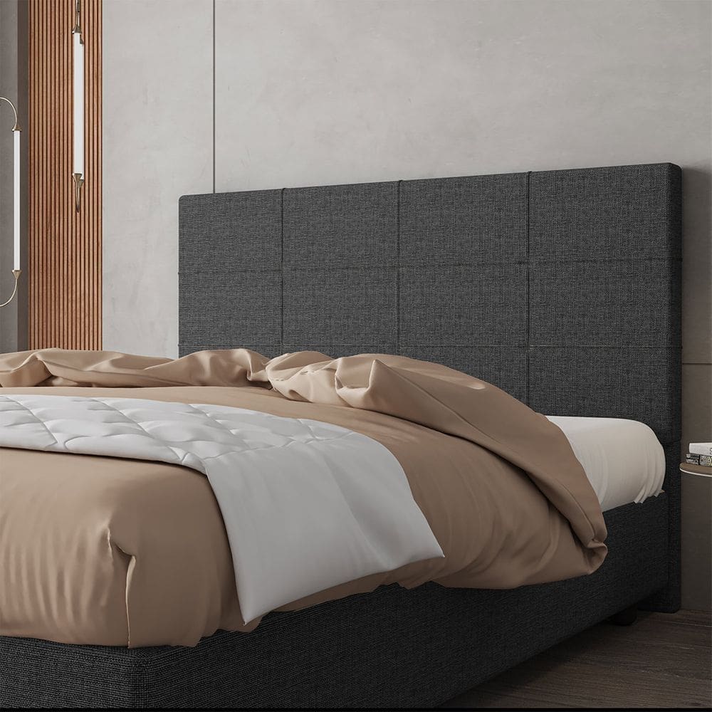 Cabeceira Estofada  Queen Size 160 cm Marte Linho SkyBox
