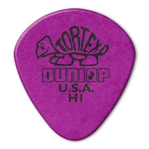 Palheta para Guitarra 1.14 mm Dunlop 472-H1 Tortex Roxa
