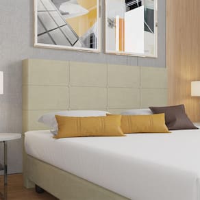 Cabeceira Estofada King Size 195 cm Terra Veludo SkyBox
