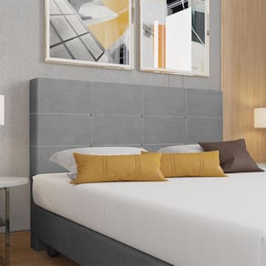 Cabeceira Estofada King Size 195 cm Terra Linho SkyBox