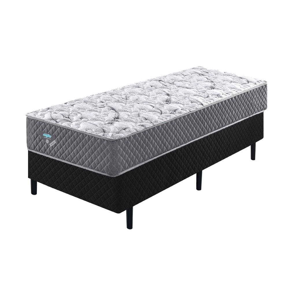 Cama Box com Colchão Solteiro Americano Ecoflex Adapto - 096x203