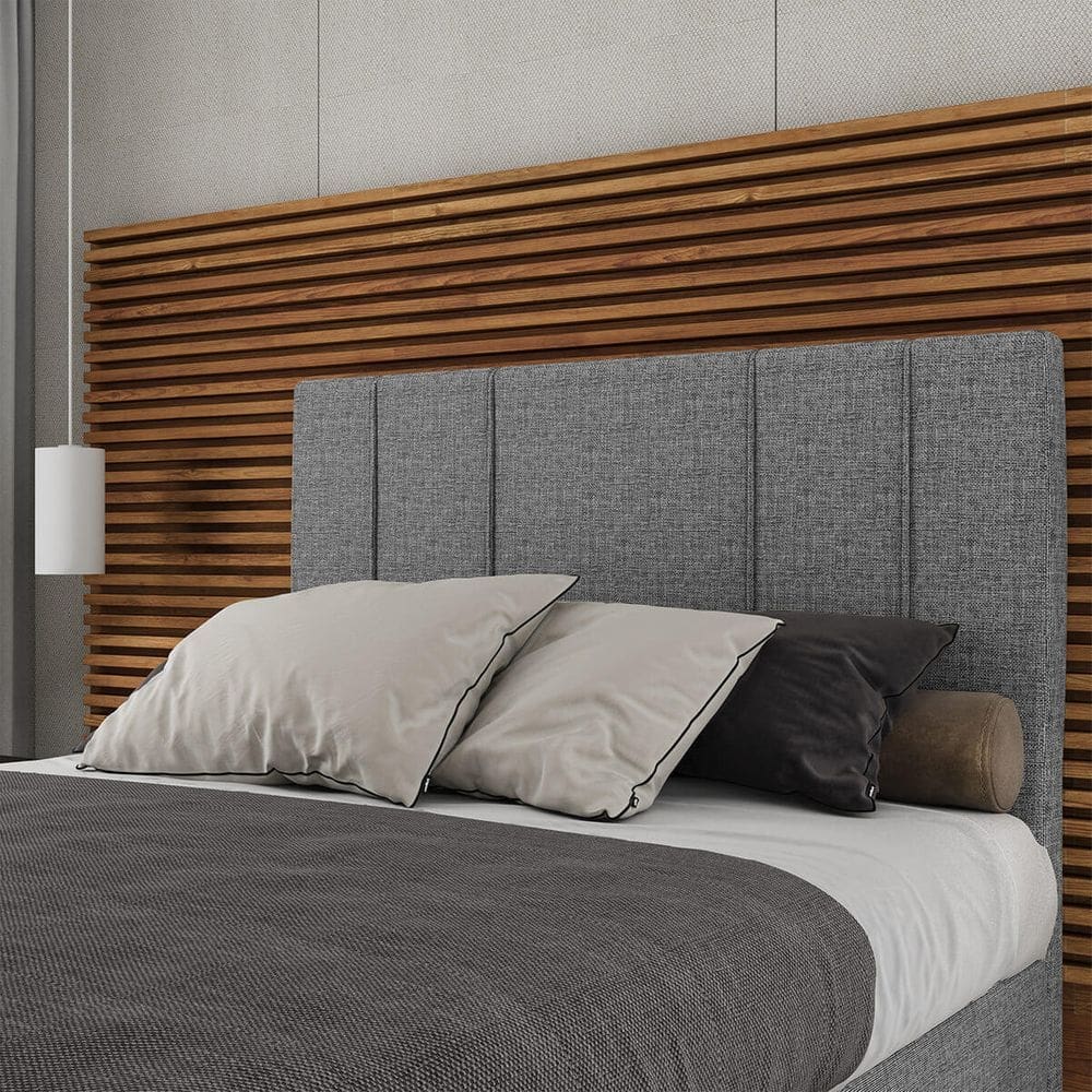 Cabeceira Estofada King Size 195 cm Venus Linho SkyBox