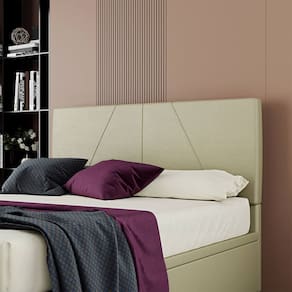 Cabeceira Estofada King Size 195 cm Júpiter Corino SkyBox