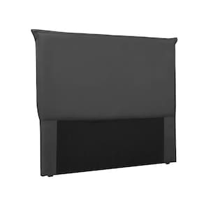 Cabeceira Cama Box Solteiro 90 cm Garden Veludo Preto S04 - D`Rossi