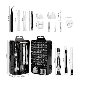 Kit Ferramentas Profissional Multiuso Troca De Tela 115 Em 1