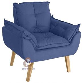 Poltrona Opala Azul Marinho Su Decor