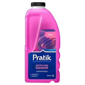 Aditivo para Radiador Automotivo Pratik Flex Rosa 1 Litro