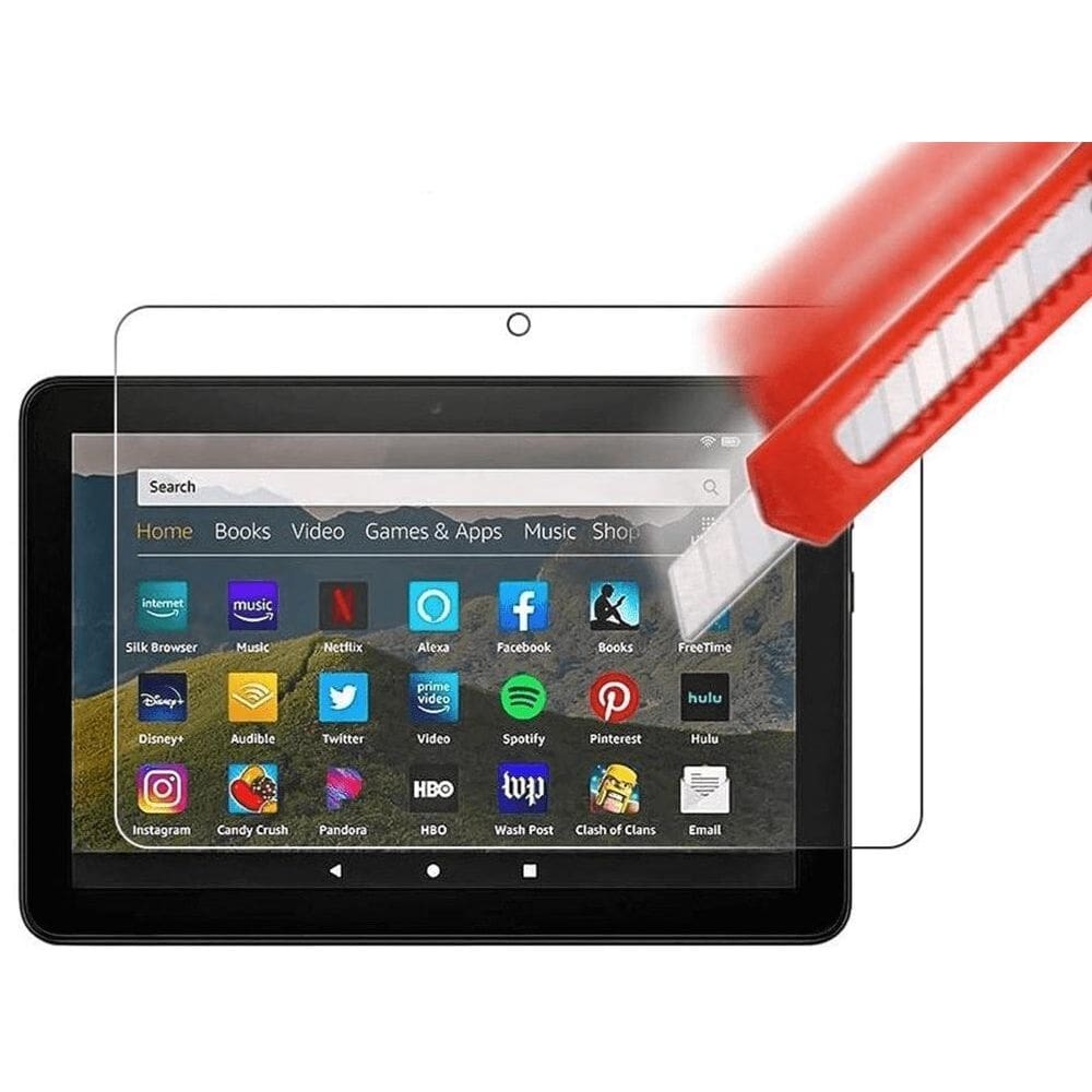 Película protetora de vidro tablet amazon fire hd 8 2020