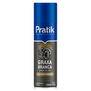 Graxa Pratik Lítio Branca Spray 300ml